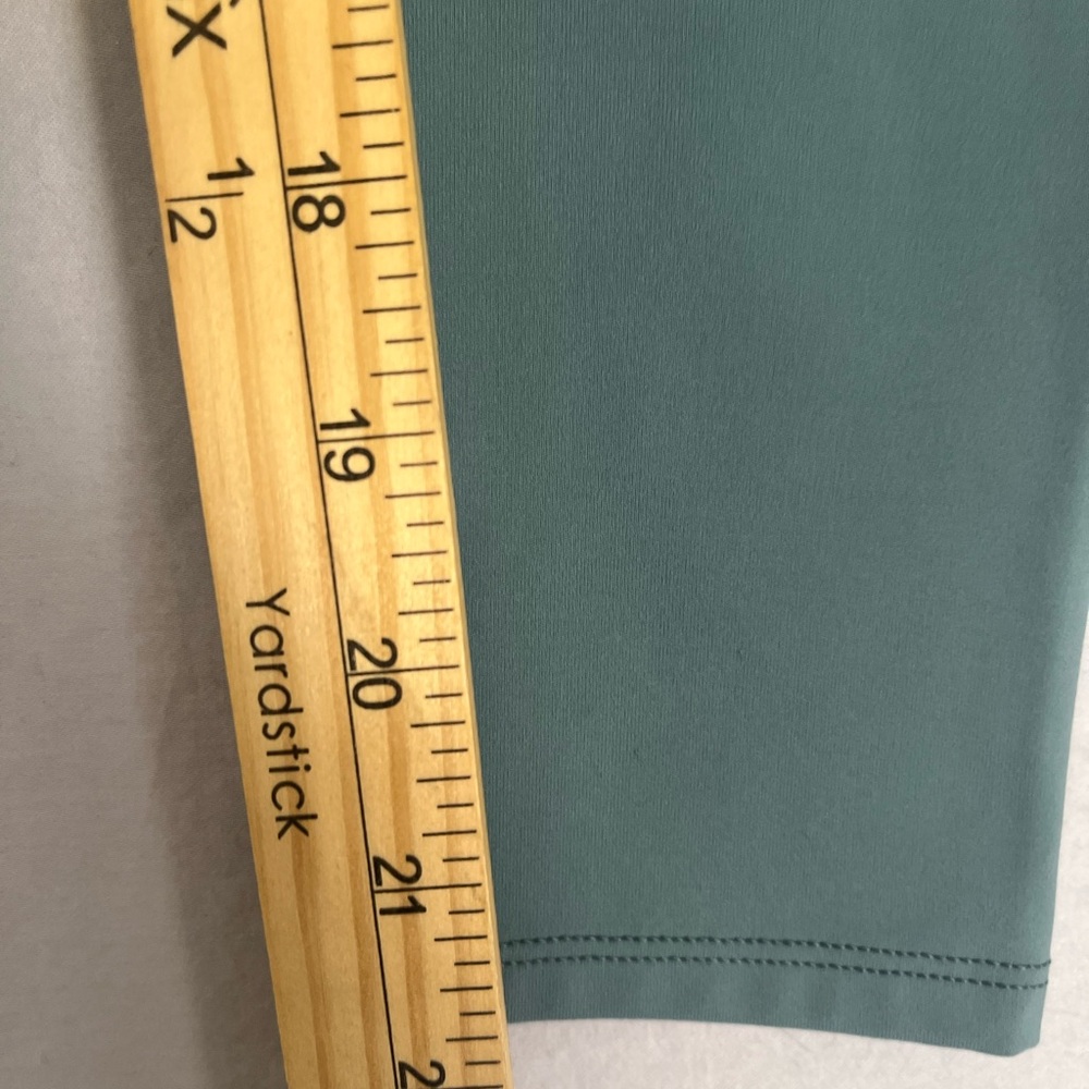 SPANX Shape 7/8 Booty Boost Leggings Womens Small Olive Green Slimming - Picture 11 of 13